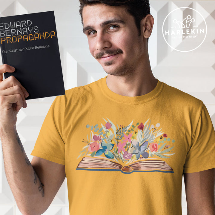 ORGANIC SHIRT BUBEN • BOOKS & FLOWERS-HARLEKINSHOP