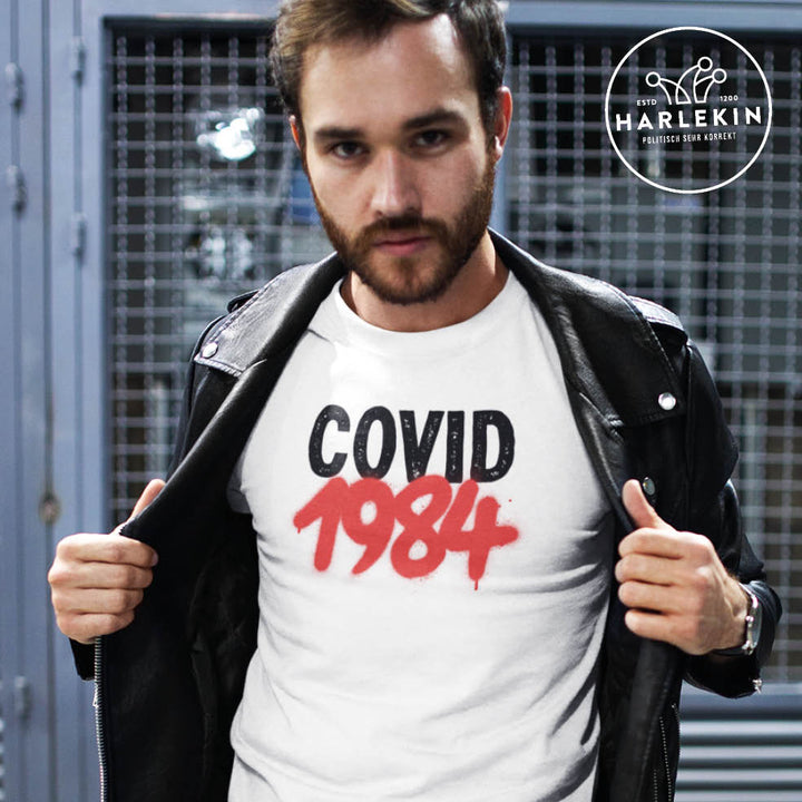 ORGANIC SHIRT BUBEN • COVID 1984 - HELL-HARLEKINSHOP