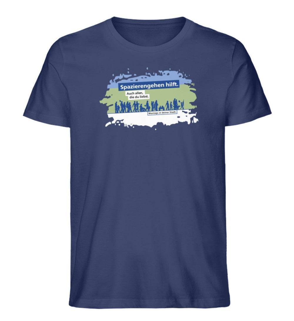 ORGANIC SHIRT BUBEN • SPAZIERENGEHEN HILFT-HARLEKINSHOP