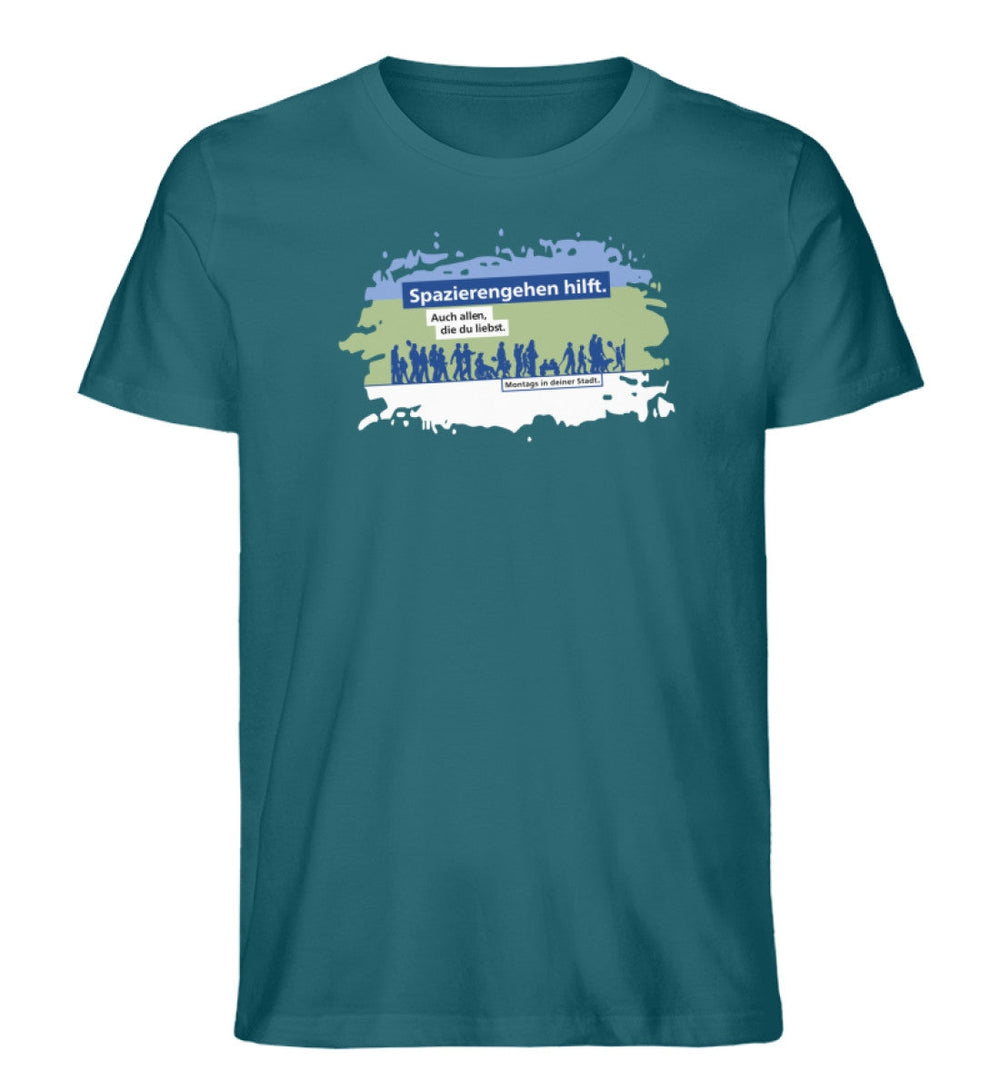 ORGANIC SHIRT BUBEN • SPAZIERENGEHEN HILFT-HARLEKINSHOP