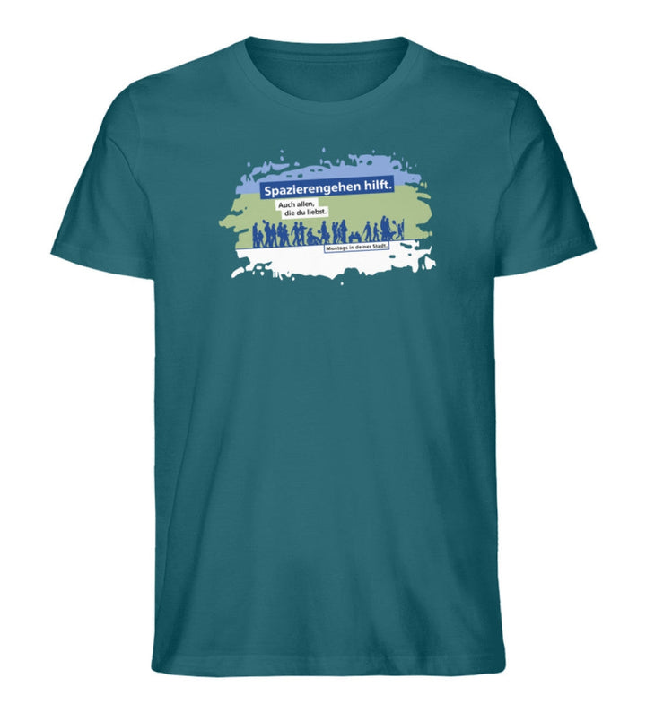 ORGANIC SHIRT BUBEN • SPAZIERENGEHEN HILFT-HARLEKINSHOP