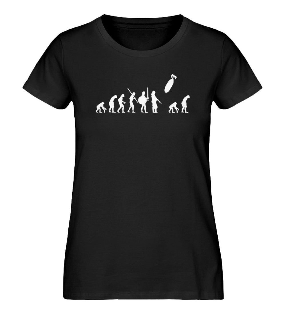ORGANIC SHIRT MÄDELS • BOMBIGE EVOLUTION-HARLEKINSHOP