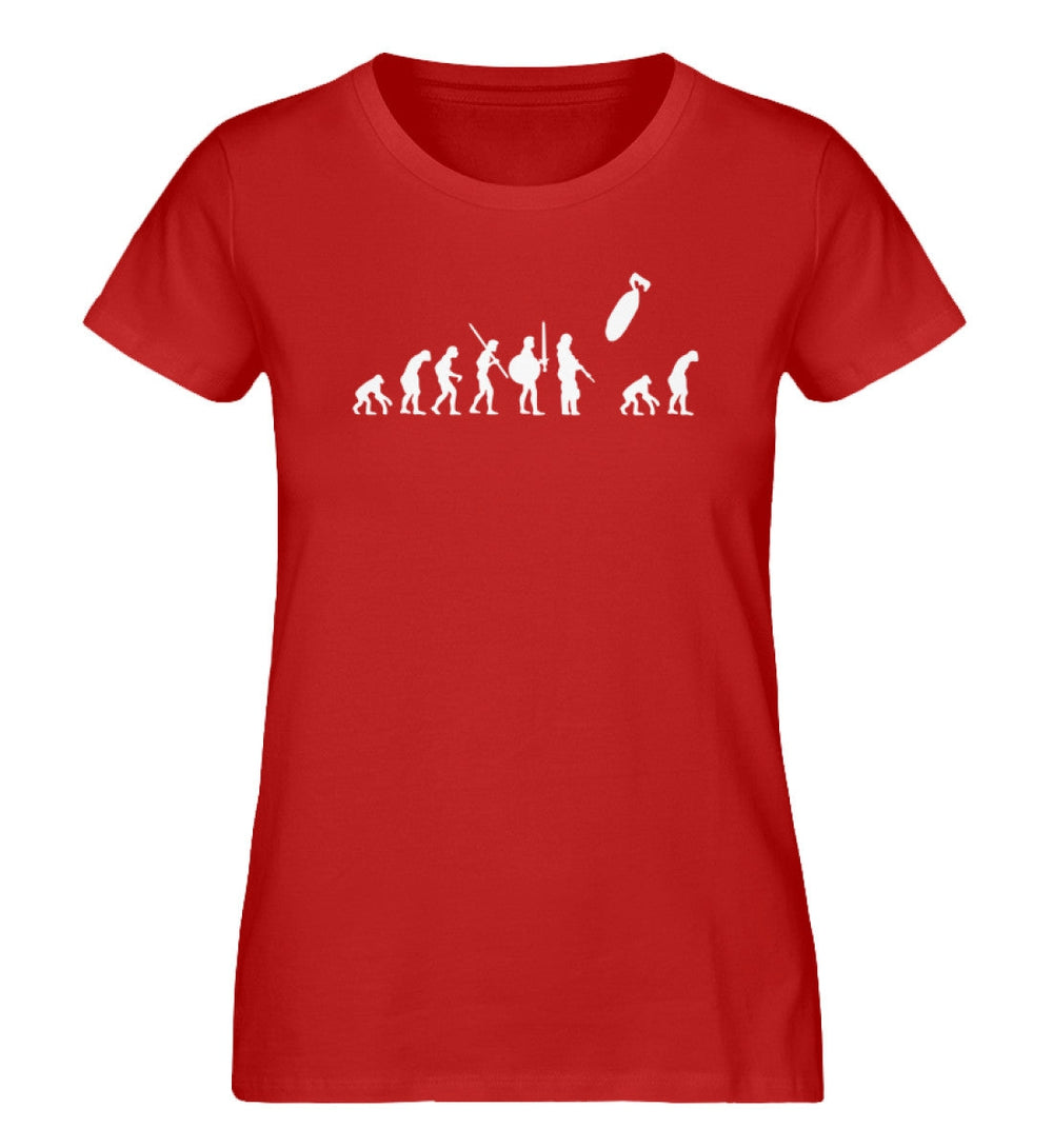 ORGANIC SHIRT MÄDELS • BOMBIGE EVOLUTION-HARLEKINSHOP