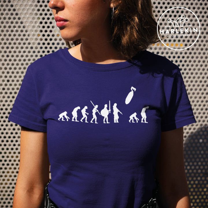 ORGANIC SHIRT MÄDELS • BOMBIGE EVOLUTION-HARLEKINSHOP