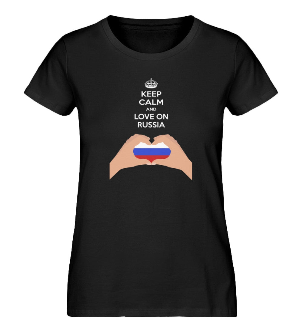 ORGANIC SHIRT MÄDELS • LOVE ON RUSSIA-HARLEKINSHOP