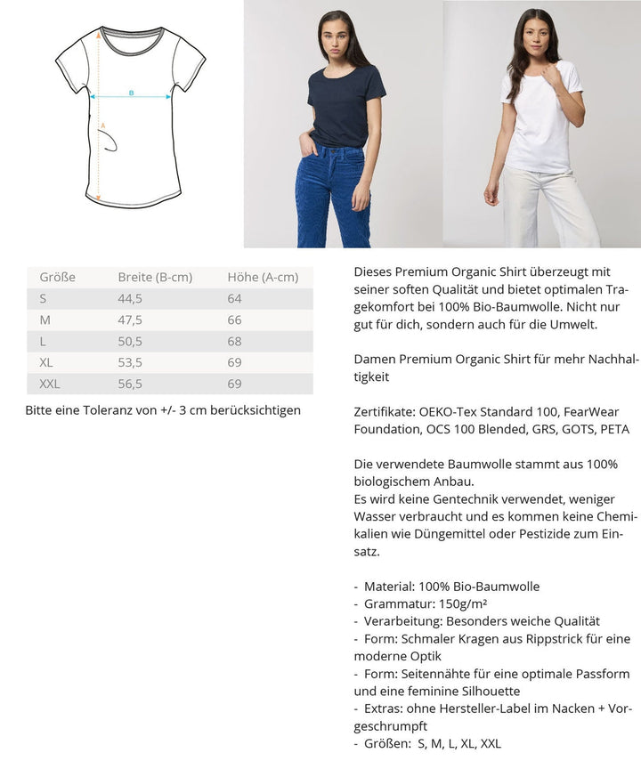 ORGANIC SHIRT MÄDELS • ZWANGSIMPFUNG: NO PASARAN!-HARLEKINSHOP