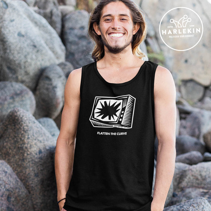 ORGANIC TANK TOP BUBEN • FLATTEN THE CURVE-HARLEKINSHOP