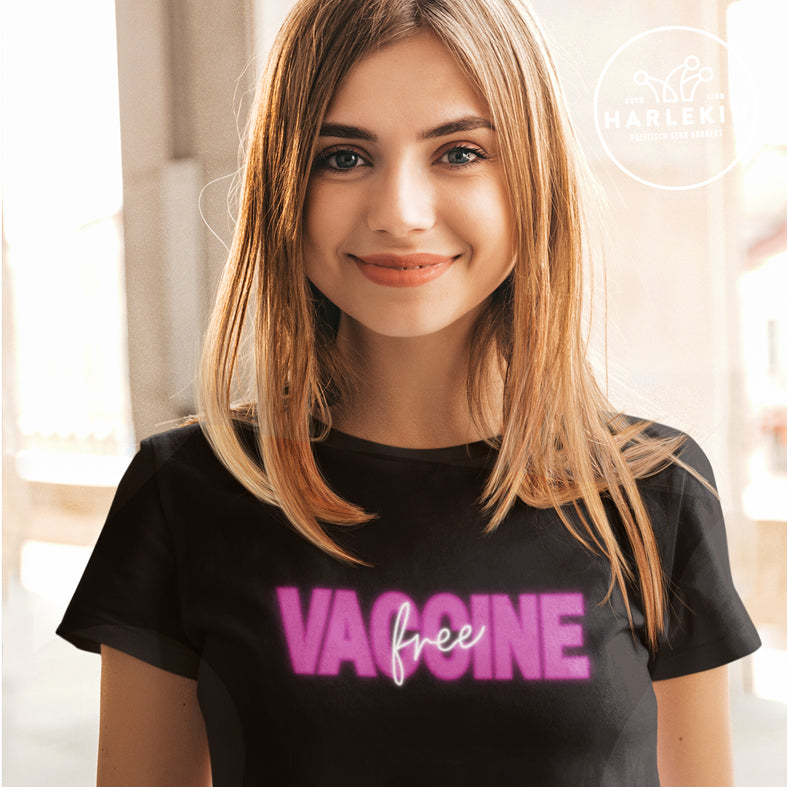 PREMIUM SHIRT MÄDELS • VACCINE FREE / IMPFFREI-HARLEKINSHOP