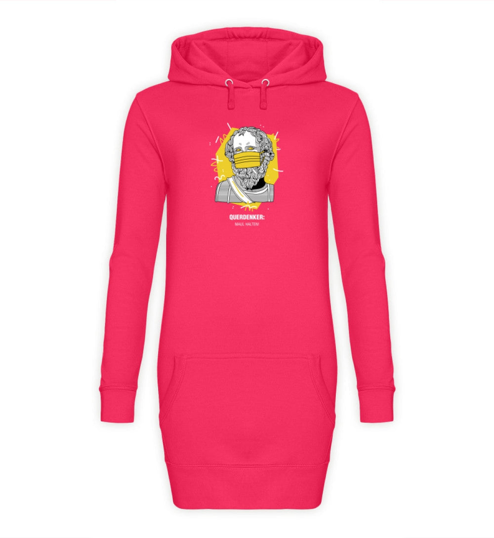 QUERDENKER: MAUL HALTEN HOODIEKLEID MÄDELS • ARCHIMEDES-HARLEKINSHOP