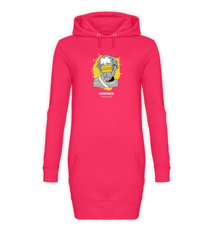 QUERDENKER: MAUL HALTEN HOODIEKLEID MÄDELS • ARCHIMEDES-HARLEKINSHOP