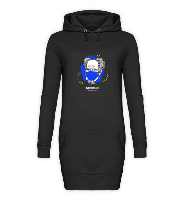 QUERDENKER: MAUL HALTEN HOODIEKLEID MÄDELS • ARTHUR SCHOPENHAUER-HARLEKINSHOP
