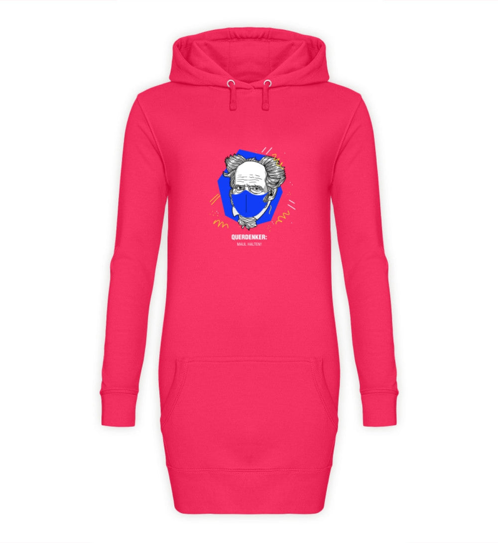 QUERDENKER: MAUL HALTEN HOODIEKLEID MÄDELS • ARTHUR SCHOPENHAUER-HARLEKINSHOP