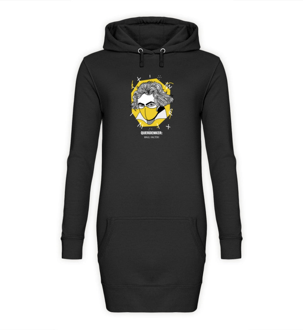QUERDENKER: MAUL HALTEN HOODIEKLEID MÄDELS • BEETHOVEN-HARLEKINSHOP
