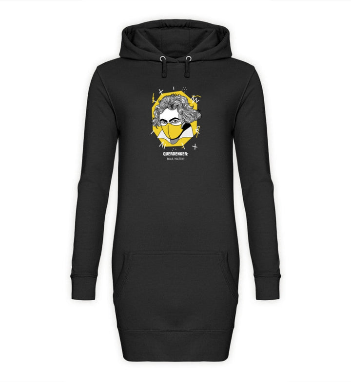 QUERDENKER: MAUL HALTEN HOODIEKLEID MÄDELS • BEETHOVEN-HARLEKINSHOP