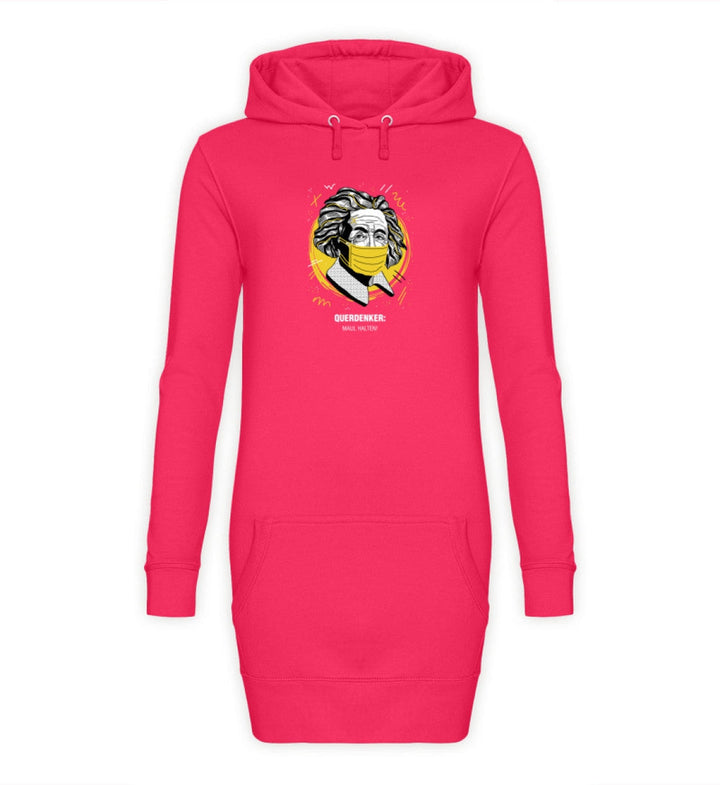 QUERDENKER: MAUL HALTEN HOODIEKLEID MÄDELS • EINSTEIN-HARLEKINSHOP