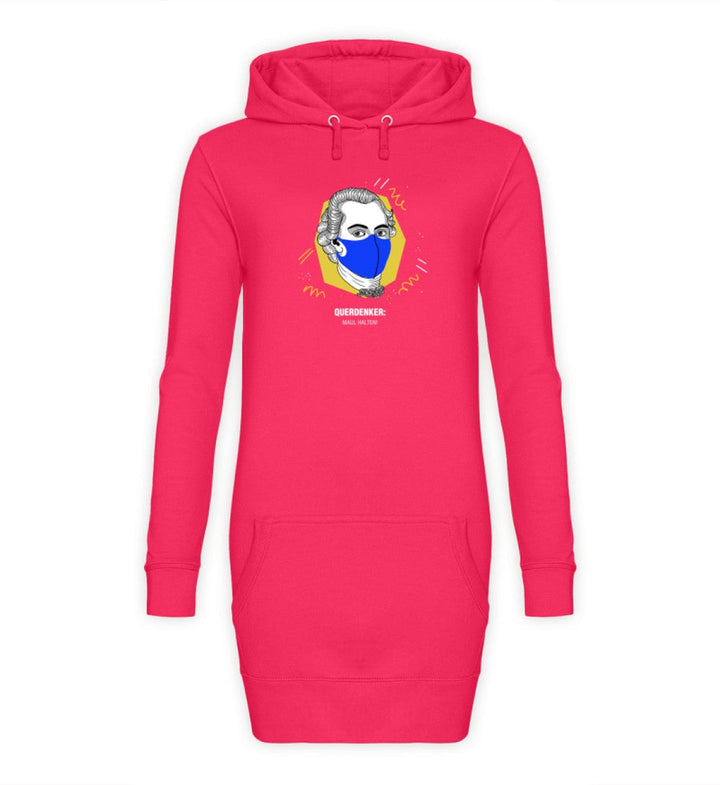 QUERDENKER: MAUL HALTEN HOODIEKLEID MÄDELS • IMMANUEL KANT-HARLEKINSHOP
