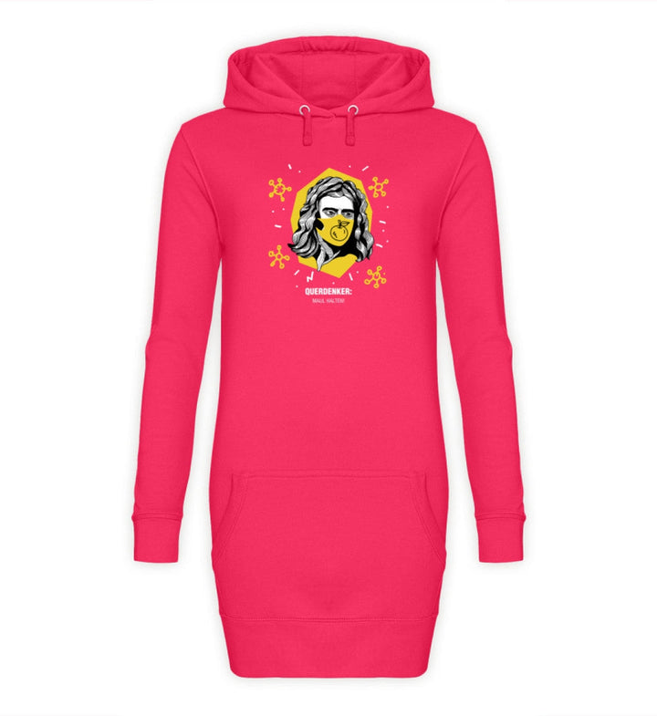 QUERDENKER: MAUL HALTEN HOODIEKLEID MÄDELS • ISAAC NEWTON-HARLEKINSHOP