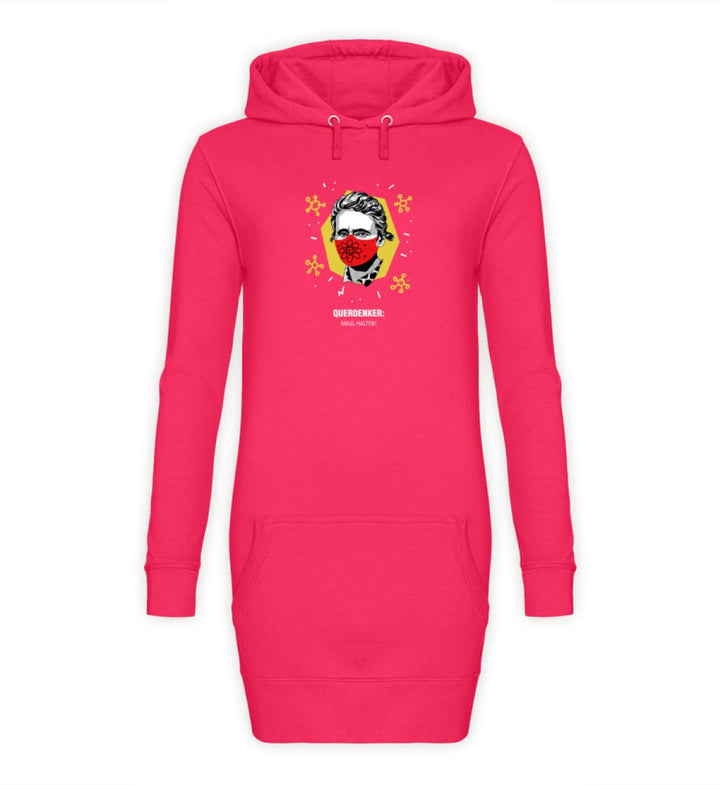 QUERDENKER: MAUL HALTEN HOODIEKLEID MÄDELS • MARIE CURIE-HARLEKINSHOP