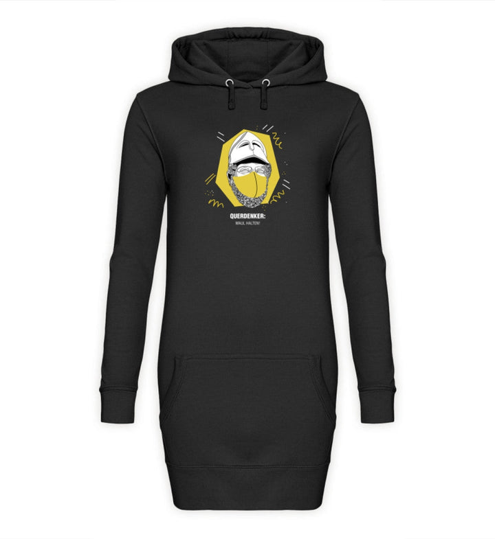 QUERDENKER: MAUL HALTEN HOODIEKLEID MÄDELS • PERIKLES-HARLEKINSHOP