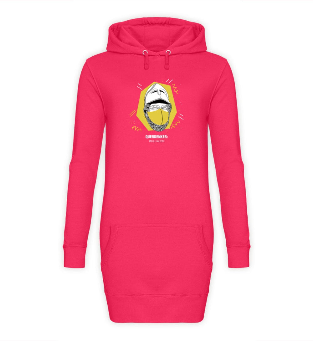 QUERDENKER: MAUL HALTEN HOODIEKLEID MÄDELS • PERIKLES-HARLEKINSHOP