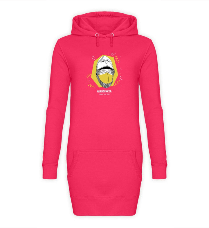 QUERDENKER: MAUL HALTEN HOODIEKLEID MÄDELS • PERIKLES-HARLEKINSHOP