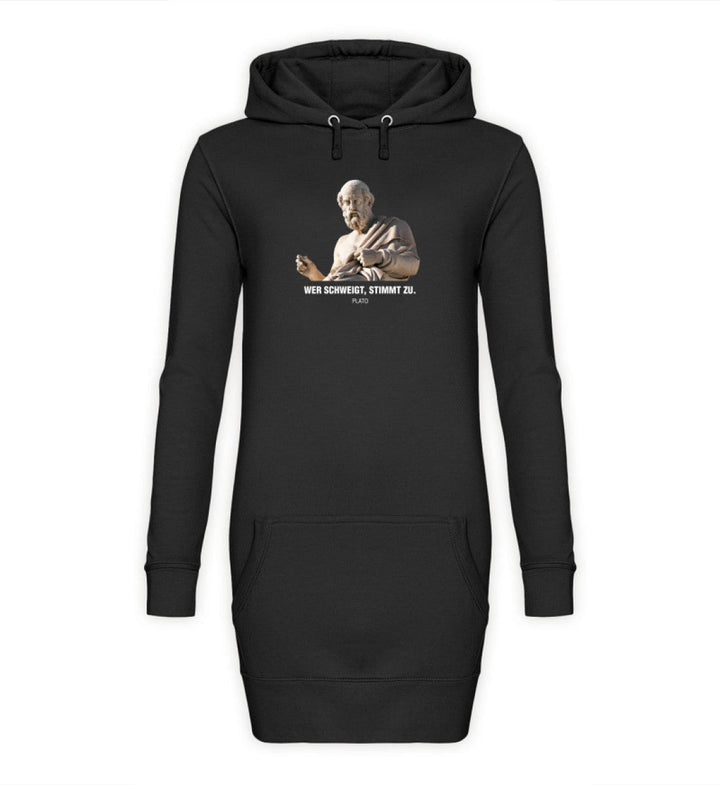 QUERDENKER: MAUL HALTEN HOODIEKLEID MÄDELS • PLATO: WER SCHWEIGT STIMMT ZU-HARLEKINSHOP
