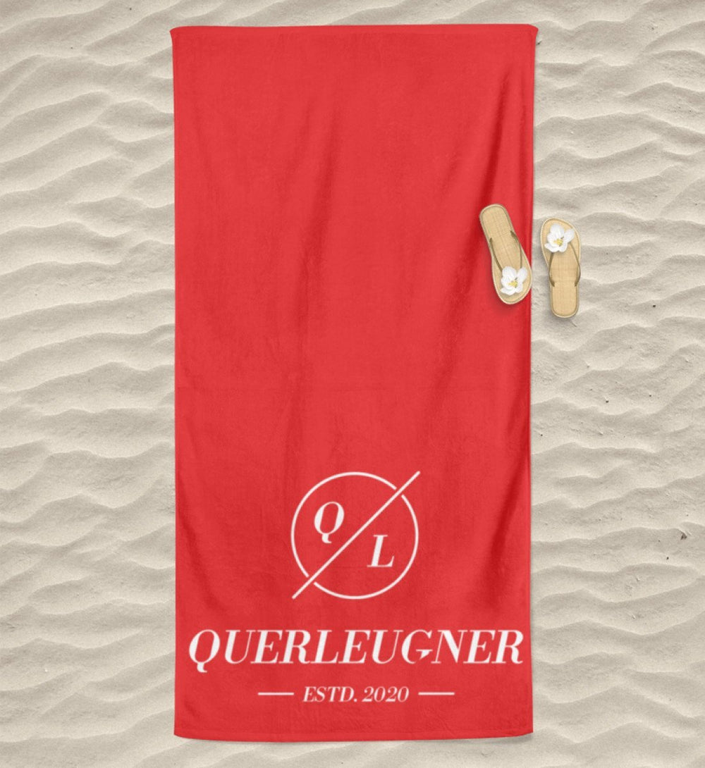 QUERLEUGNER BEACH TOWEL / STRANDTUCH • QUERLEUGNER BADGE - HELL-HARLEKINSHOP