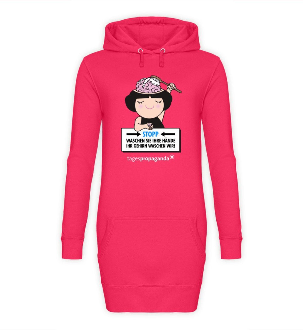 QUERLEUGNER HOODIEKLEID MÄDELS • IHR GEHIRN WASCHEN WIR-HARLEKINSHOP