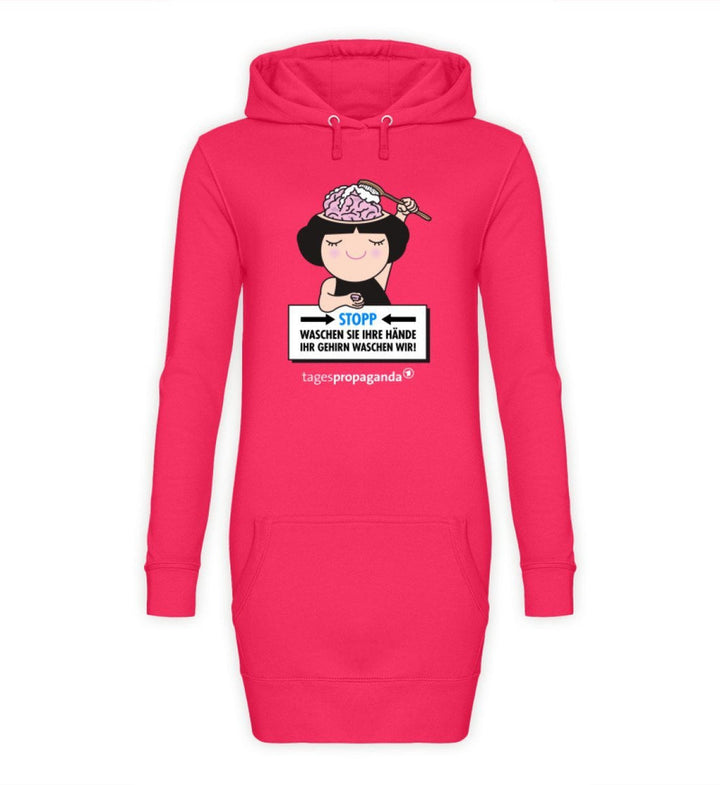 QUERLEUGNER HOODIEKLEID MÄDELS • IHR GEHIRN WASCHEN WIR-HARLEKINSHOP