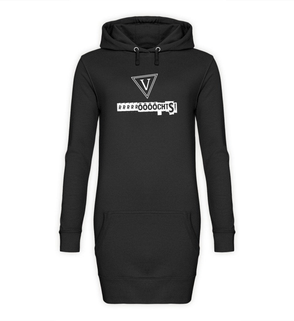 QUERLEUGNER HOODIEKLEID MÄDELS • PETZE RÖÖÖCHTS - DUNKEL-HARLEKINSHOP