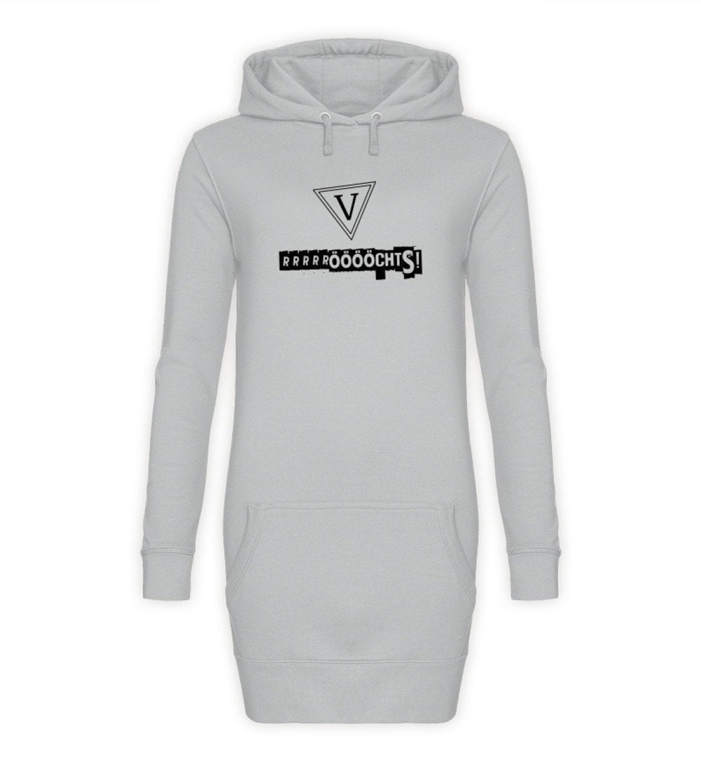QUERLEUGNER HOODIEKLEID MÄDELS • PETZE RÖÖÖCHTS - DUNKEL-HARLEKINSHOP