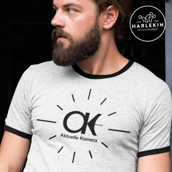 RETRO RINGER ORGANIC SHIRT BUBEN • AKTUELLE KAMERA-HARLEKINSHOP