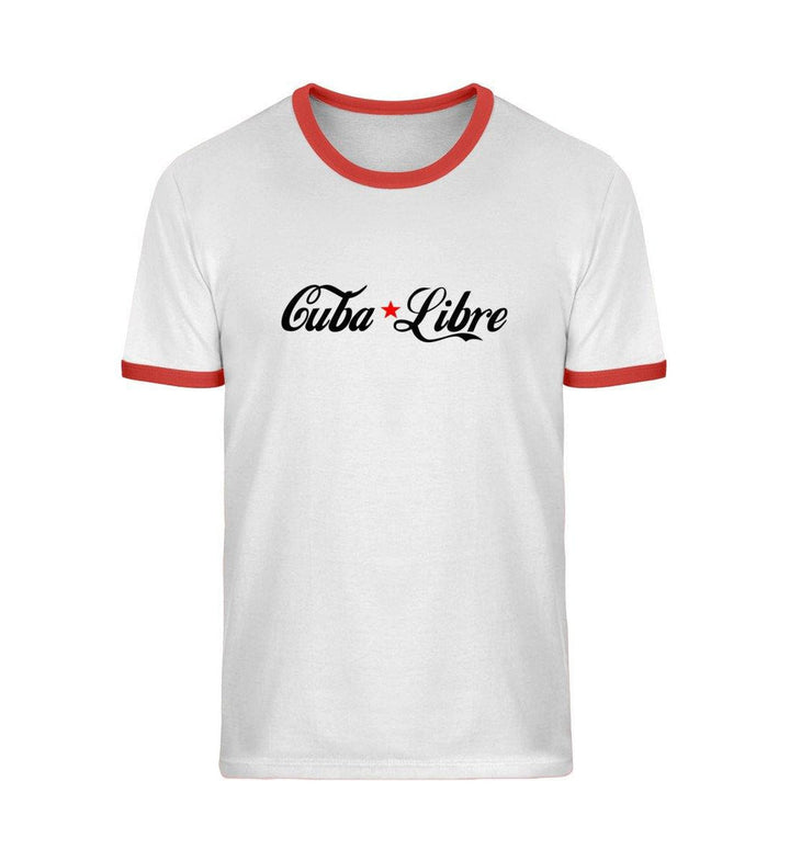 RETRO RINGER ORGANIC SHIRT BUBEN • CUBA LIBRE-HARLEKINSHOP