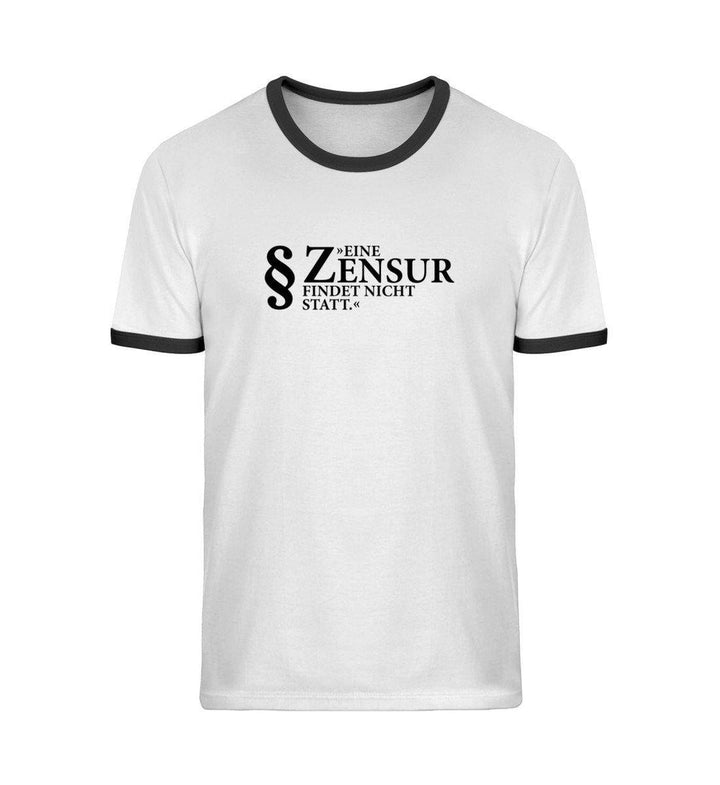 RETRO RINGER ORGANIC SHIRT BUBEN • EINE ZENSUR FINDET NICHT STATT ARTIKEL 5-HARLEKINSHOP