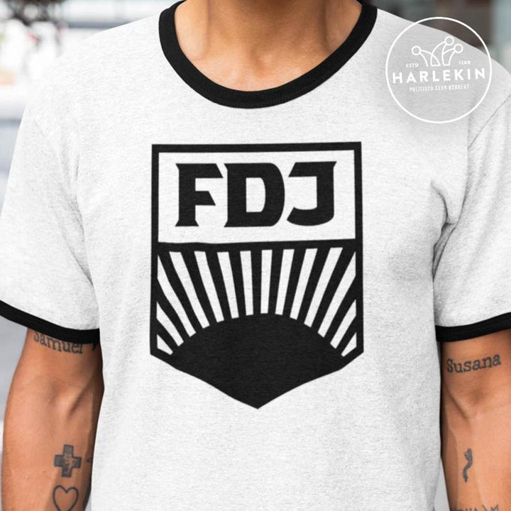 RETRO RINGER ORGANIC SHIRT BUBEN • FDJ-HARLEKINSHOP
