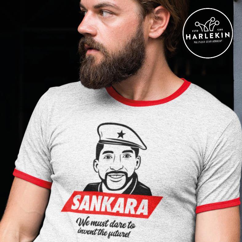 RETRO RINGER ORGANIC SHIRT BUBEN • INVENT THE FUTURE / SANKARA-HARLEKINSHOP