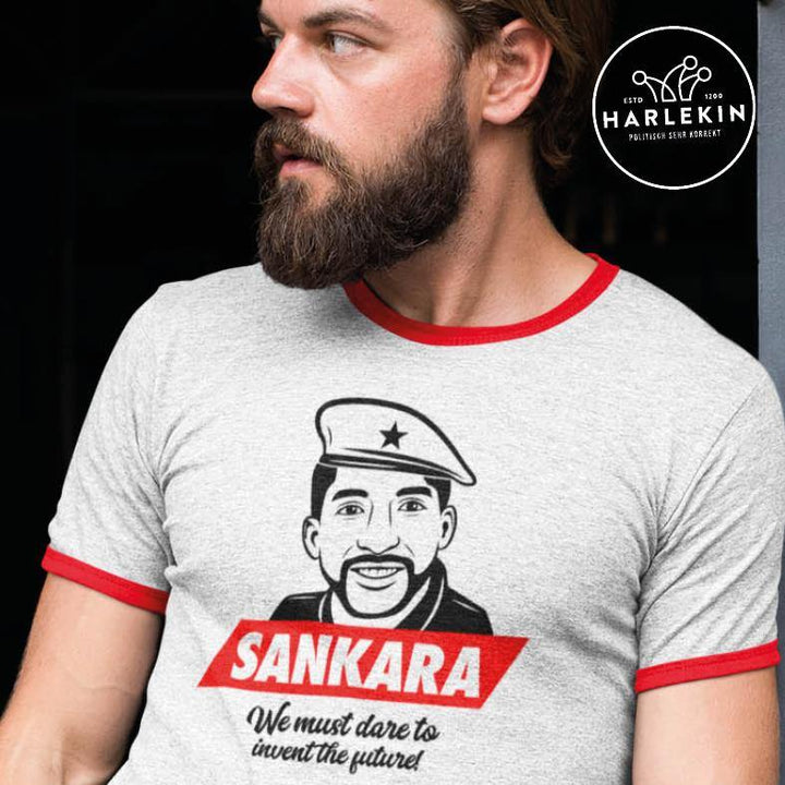 RETRO RINGER ORGANIC SHIRT BUBEN • INVENT THE FUTURE / SANKARA-HARLEKINSHOP