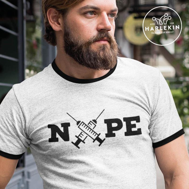 RETRO RINGER ORGANIC SHIRT BUBEN • NOPE-HARLEKINSHOP