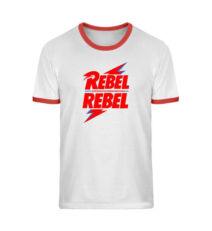 RETRO RINGER ORGANIC SHIRT BUBEN • REBEL REBEL-HARLEKINSHOP