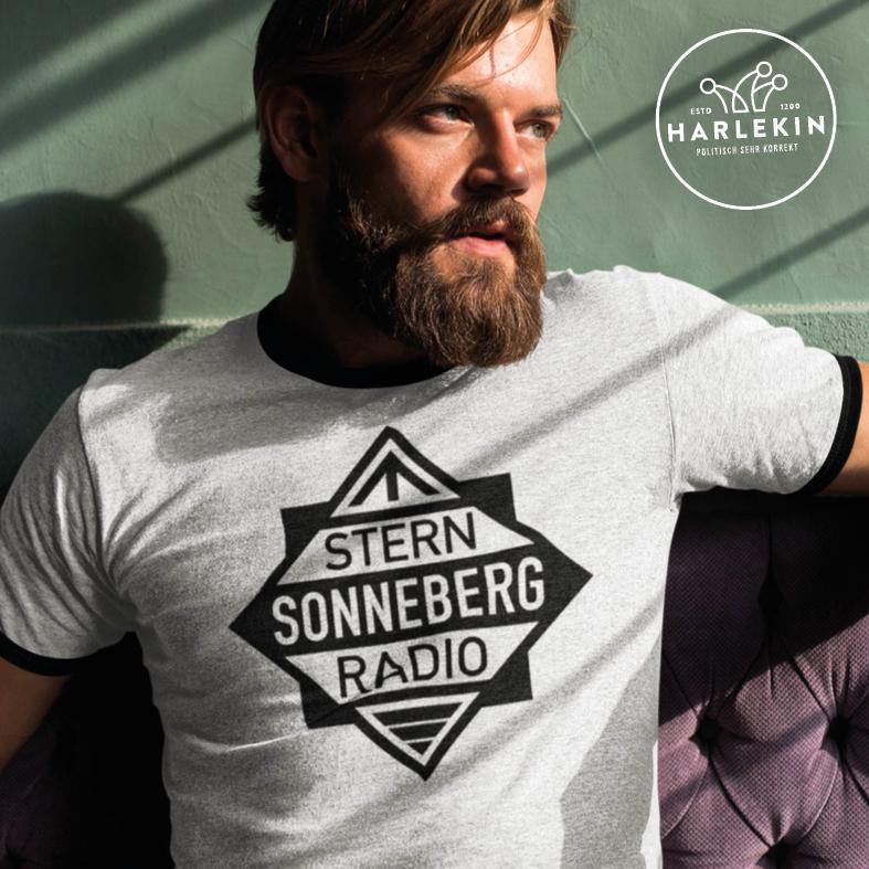 RETRO RINGER ORGANIC SHIRT BUBEN • STERNRADIO-HARLEKINSHOP