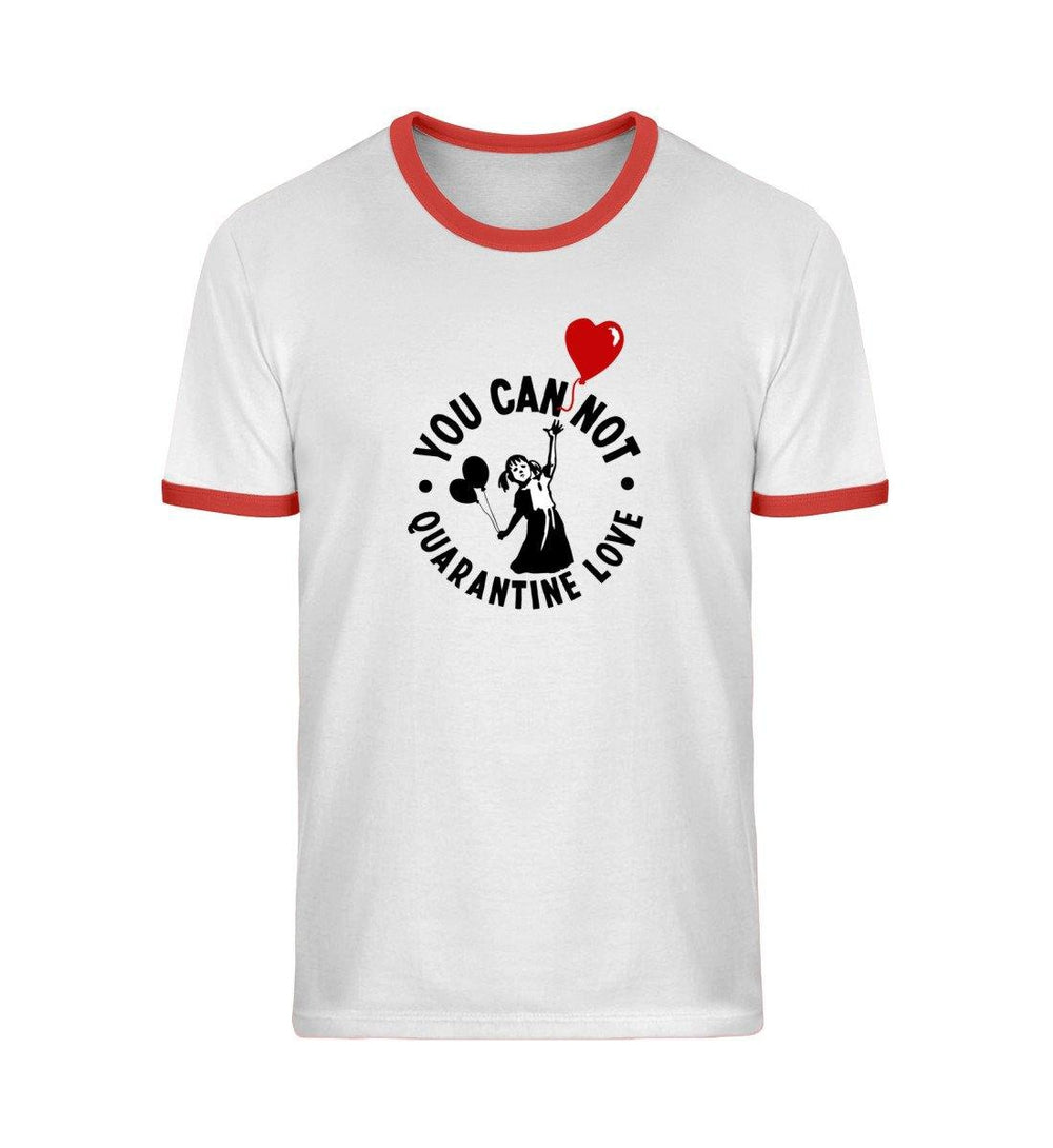 RETRO RINGER ORGANIC SHIRT BUBEN • YOU CAN NOT QUARANTINE LOVE-HARLEKINSHOP