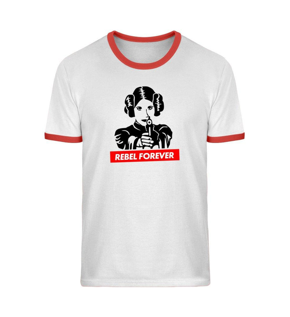 RETRO RINGER ORGANIC SHIRT MÄDELS • REBEL FOREVER-HARLEKINSHOP