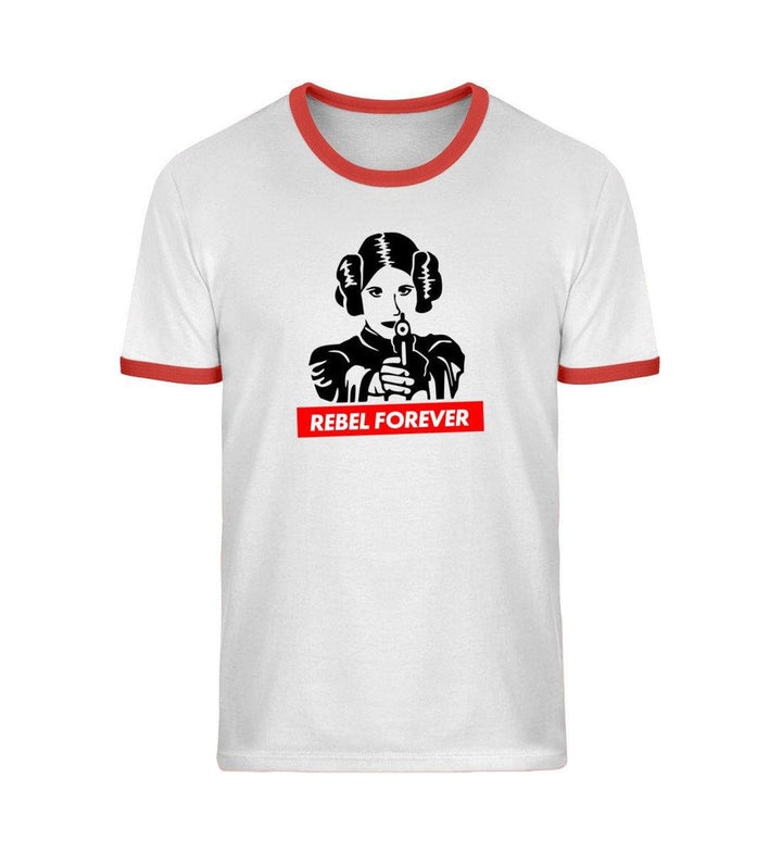 RETRO RINGER ORGANIC SHIRT MÄDELS • REBEL FOREVER-HARLEKINSHOP