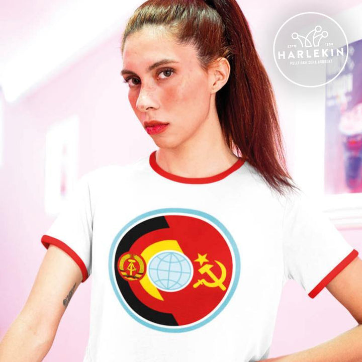 RETRO RINGER ORGANIC SHIRT MÄDELS • SOYUZ-HARLEKINSHOP