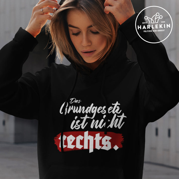 HOODIE MÄDELS • DAS GRUNDGESETZ IST NICHT RECHTS