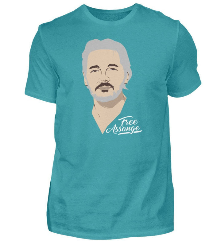 SHIRT BUBEN • FREE ASSANGE / COLOR-HARLEKINSHOP