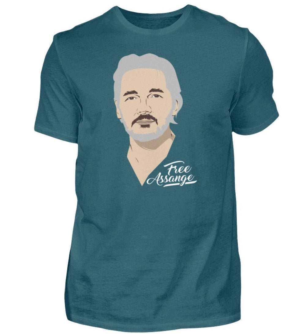 SHIRT BUBEN • FREE ASSANGE / COLOR-HARLEKINSHOP