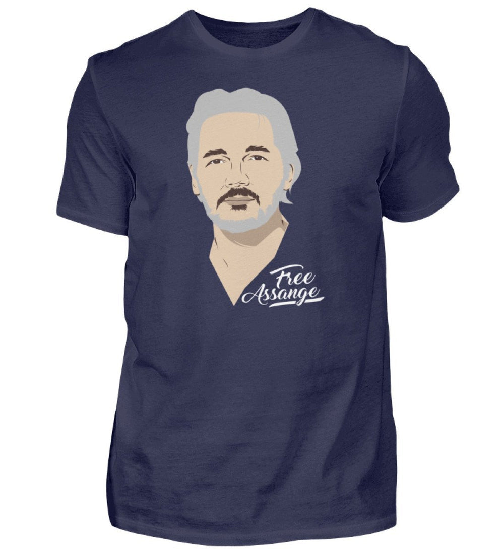 SHIRT BUBEN • FREE ASSANGE / COLOR-HARLEKINSHOP