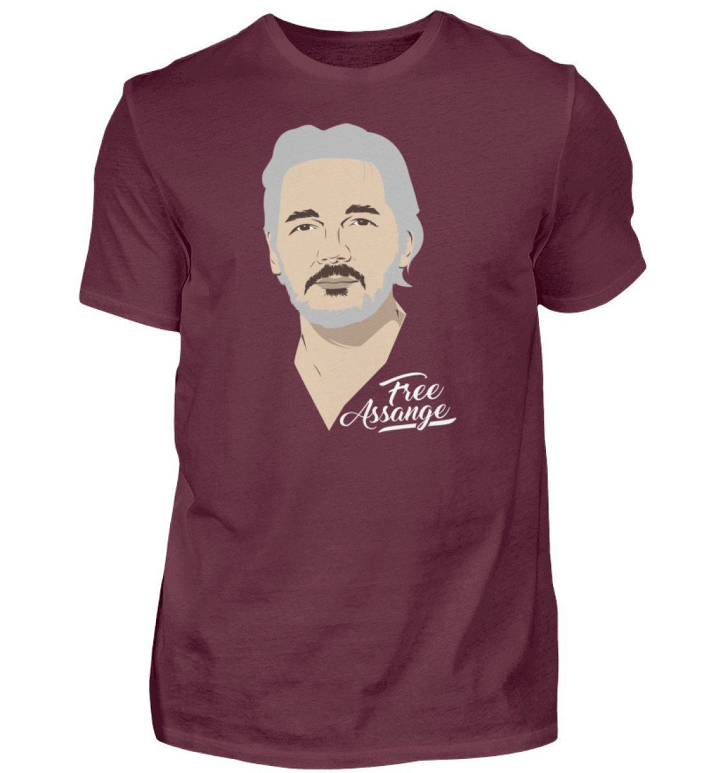 SHIRT BUBEN • FREE ASSANGE / COLOR-HARLEKINSHOP