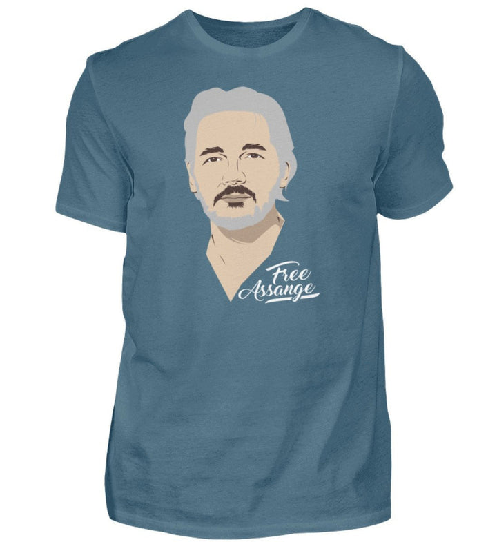 SHIRT BUBEN • FREE ASSANGE / COLOR-HARLEKINSHOP